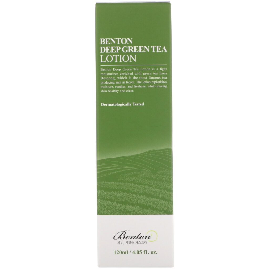 Benton, Loção Profunda de Chá Verde, 4,05 fl oz (120 ml) - Imagem 2