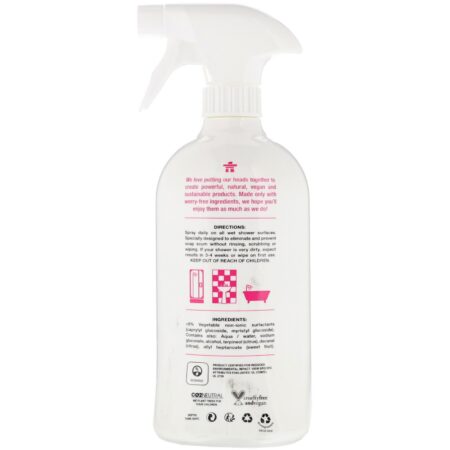 ATTITUDE, Daily Shower & Tile Cleaner, Citrus Zest, 27.1 fl oz (800 ml) - Image 2