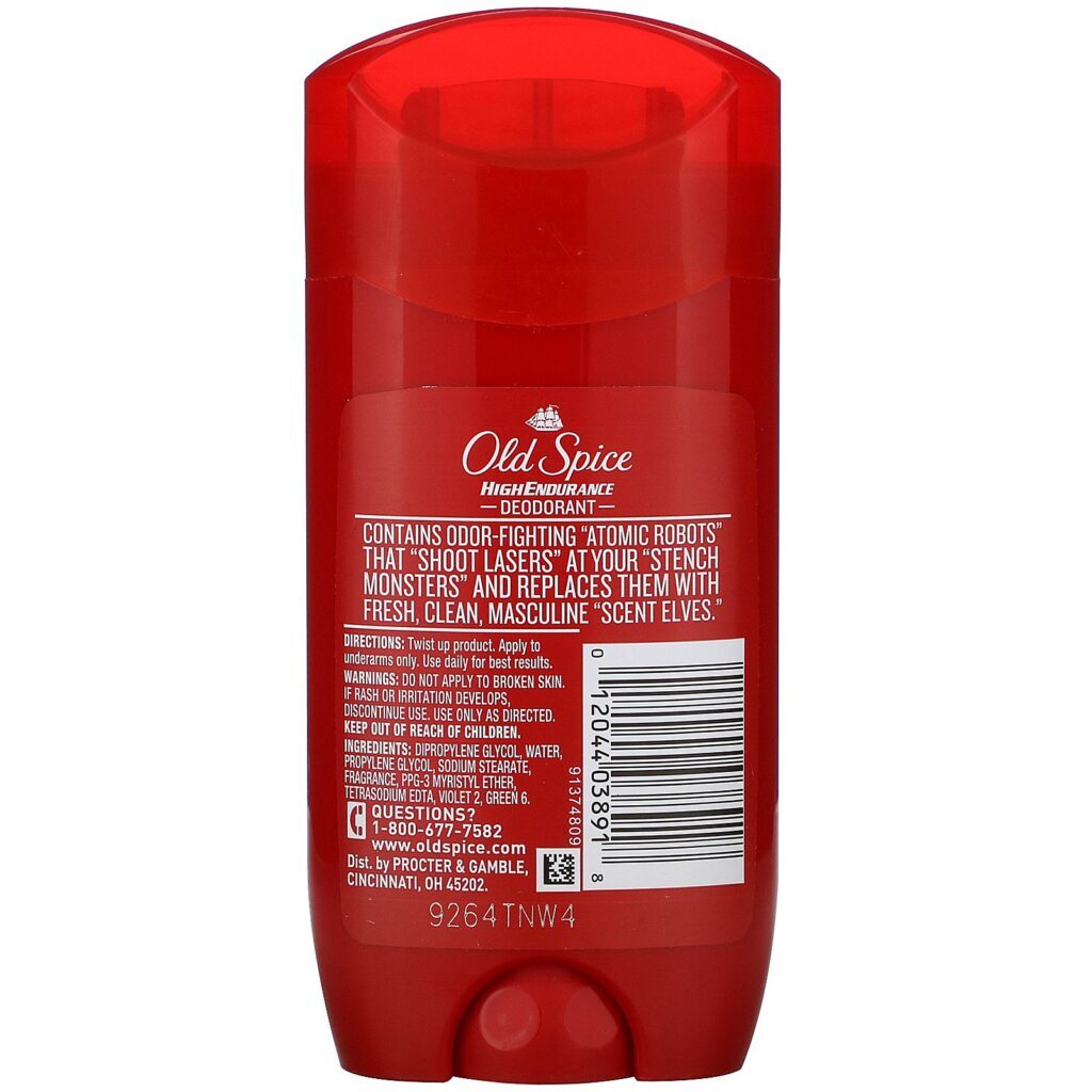Old Spice, High Endurance, Deodorant, Pure Sport, 3 oz (85 g) - Imagem 2