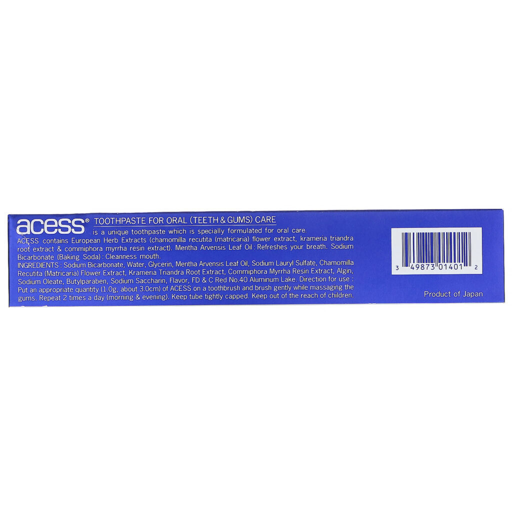 Sato, Acess, Creme dental de cuidado oral, 125 g - Imagem 2