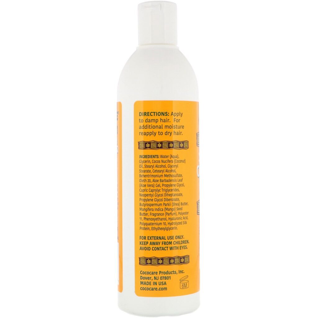 Cococare, Africare, Creme Ativador de Cachos com Manteiga de Karité, 12 fl oz (354 ml) - Imagem 2