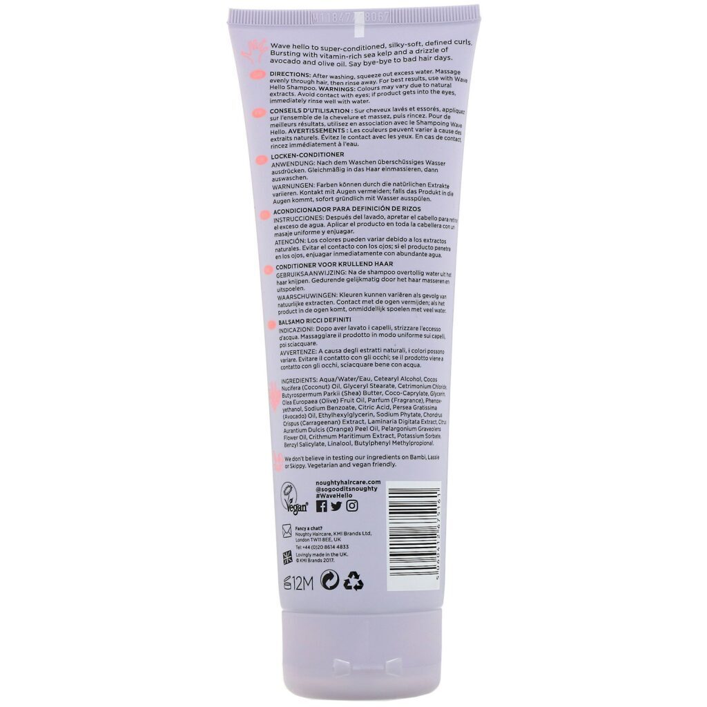 Noughty, Wave Hello, Condicionador para cachos definidos, 250 ml - Imagem 2