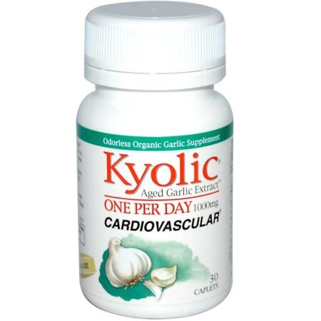 Kyolic, Extrato de Alho Envelhecido, 1000 mg, 30 Comprimidos