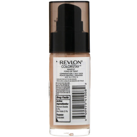 Revlon, Colorstay, maquiagem, pele mista/oleosa, 300 Golden Beige, 30 ml - Image 2