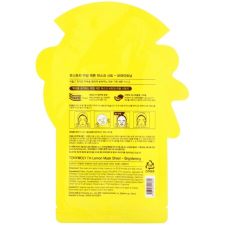 Tony Moly, I'm Lemon, Brightening Sheet Mask, 1 Sheet, 0.74 oz (21 g) - Image 2