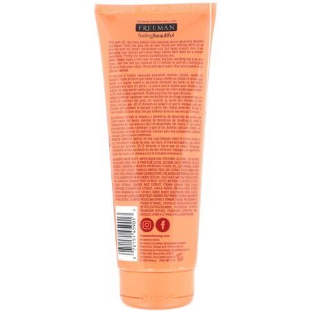 Freeman Beauty, Sentindo-se bonita, Máscara de barro esfoliante limpadora, chá doce + limão, 6 fl oz (175 ml) - Image 2