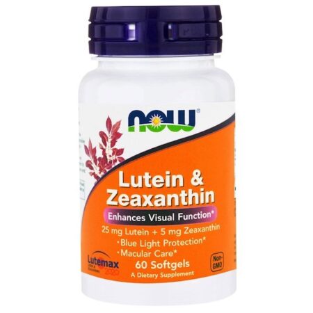 Now Foods, Luteína e zeaxantina, 60 Softgels