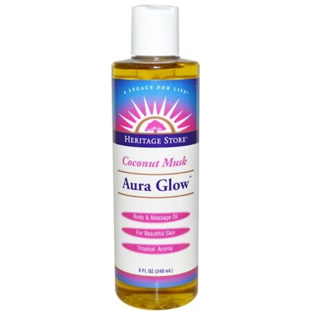 Heritage Store, Aura Glow, Coco Almiscarado, 8 fl oz (240 ml)