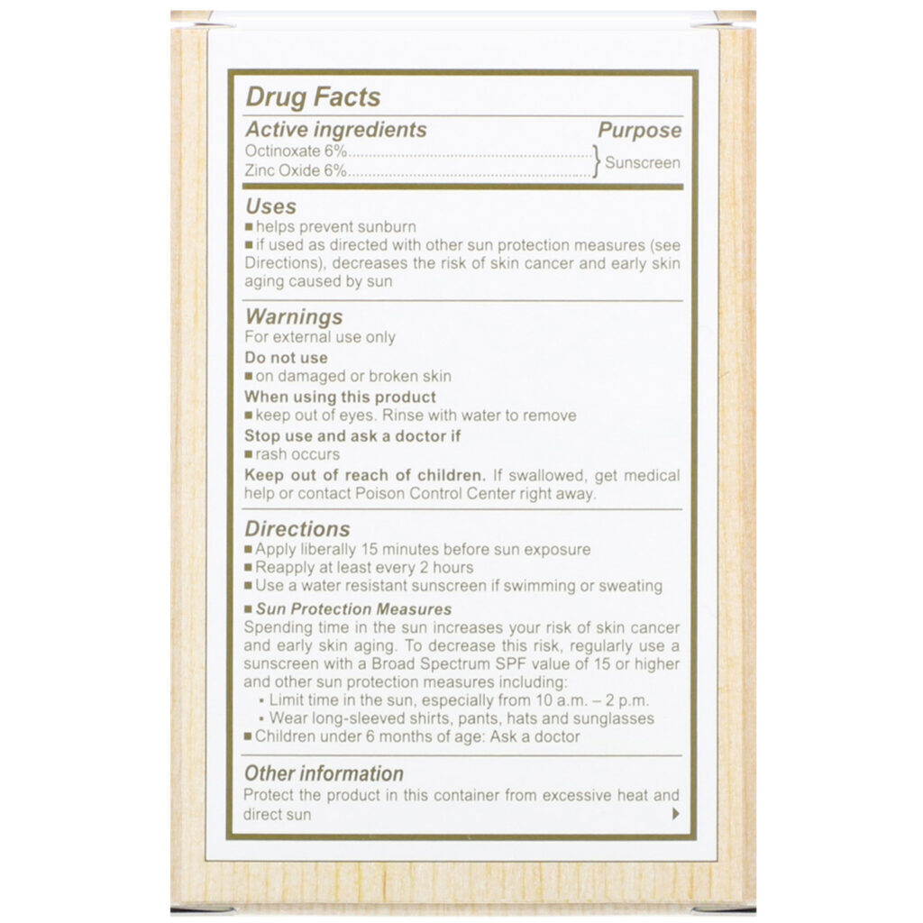 Eminence Organics, Vanilla Latte Tinted Moisturizer, SPF 25, Light, 1.2 fl oz (35 ml) - Imagem 3
