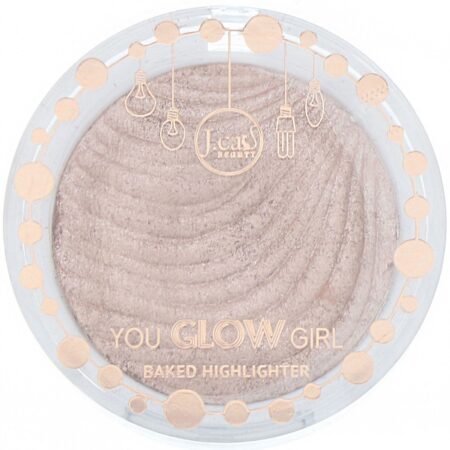 J.Cat Beauty, You Glow Girl, iluminador Baked, YGG103 Pink Goddess, 8,5 g - Image 2