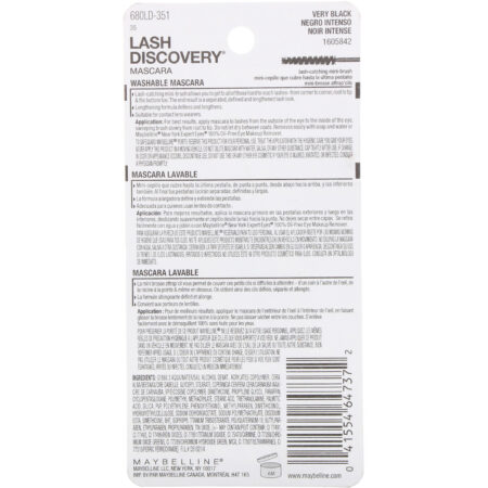 Maybelline, Máscara Lash Discovery, Very Black, 4,7 ml - Image 3