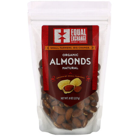 Equal Exchange, Organic Natural Almonds, 8 oz (227 g)