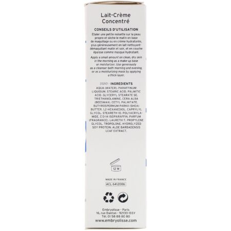 Embryolisse, Lait-Creme Concentre, Hidratante Nutritivo Multifuncional, 75 ml (2,54 fl oz) - Image 3