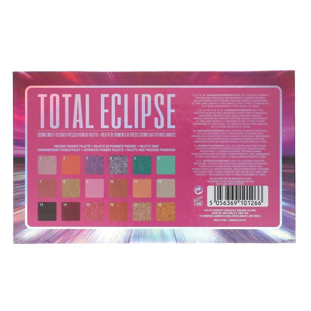 W7, Total Eclipse, Cosmic Multi-Textured Pressed Pigment Palette, 0.63 oz (18 g) - Imagem 3