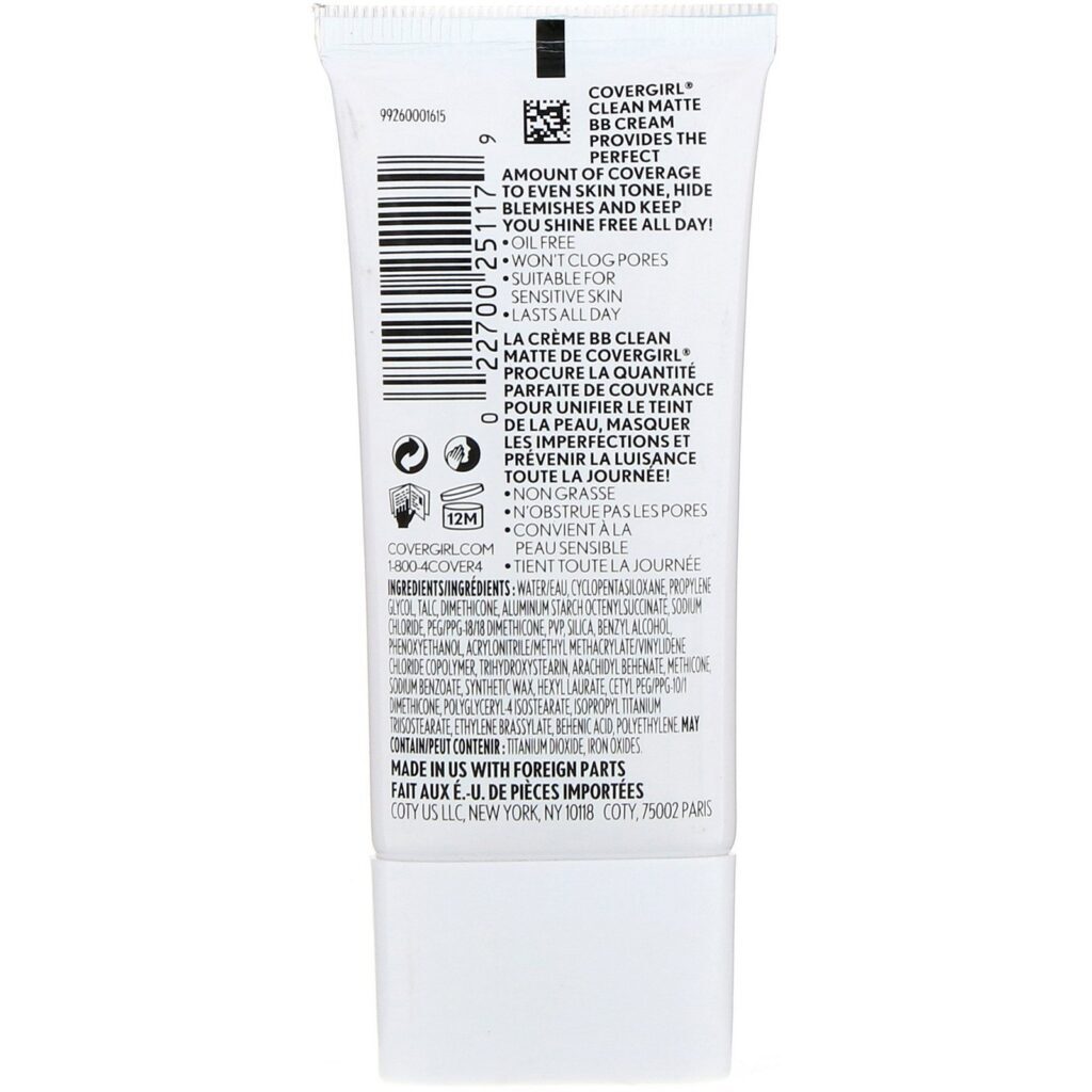 Covergirl, BB Cream Clean Matte, 510 Fair, 30 ml - Imagem 2