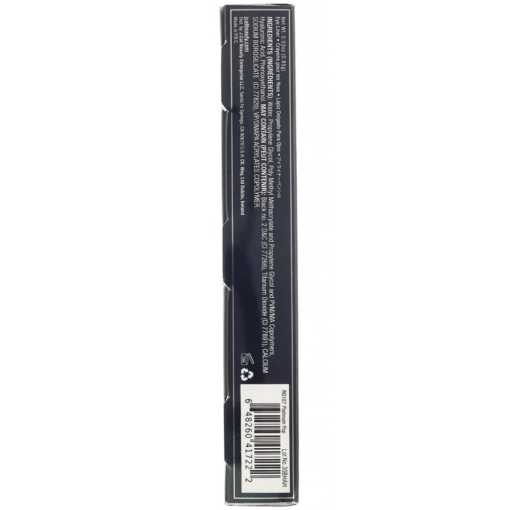 J.Cat Beauty, Rock n Glitz, delineador líquido Diamond Dazzle, RG107 Pop platina, 0,85 g - Imagem 3