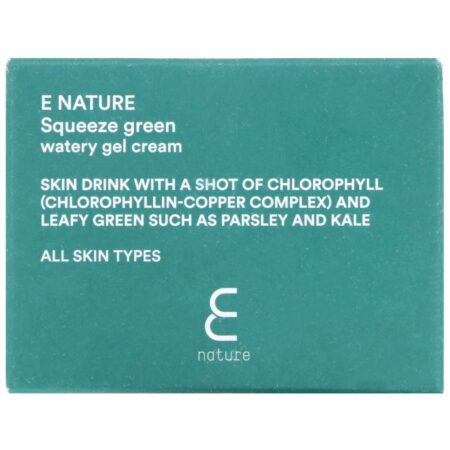 E-Nature, Squeeze Green, Creme em Gel Aquoso, 50 ml (1,6 fl oz) - Image 2