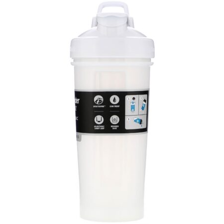 Blender Bottle, Classic With Loop, White, 28 oz (828 ml) - Image 2