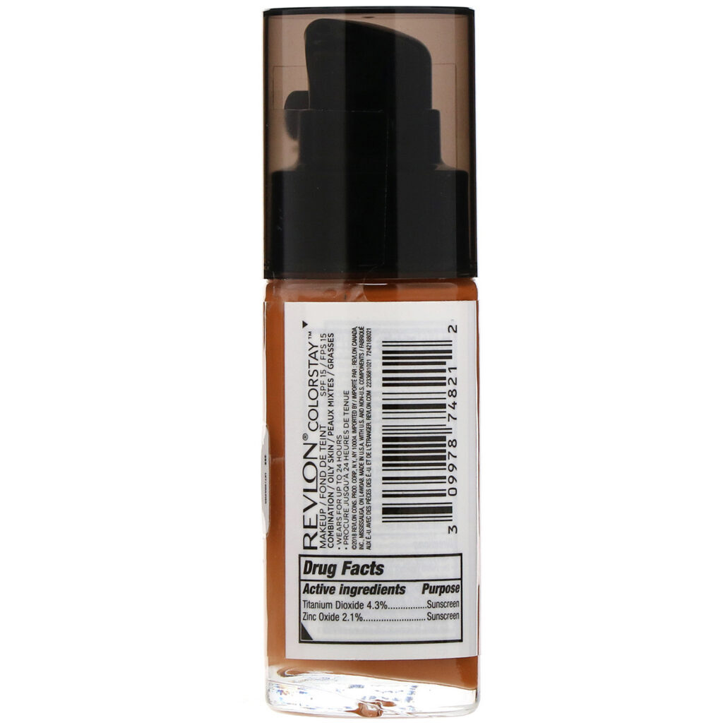 Revlon, Colorstay, maquiagem, mista/oleosa, 355 Almond, 30 ml - Imagem 2