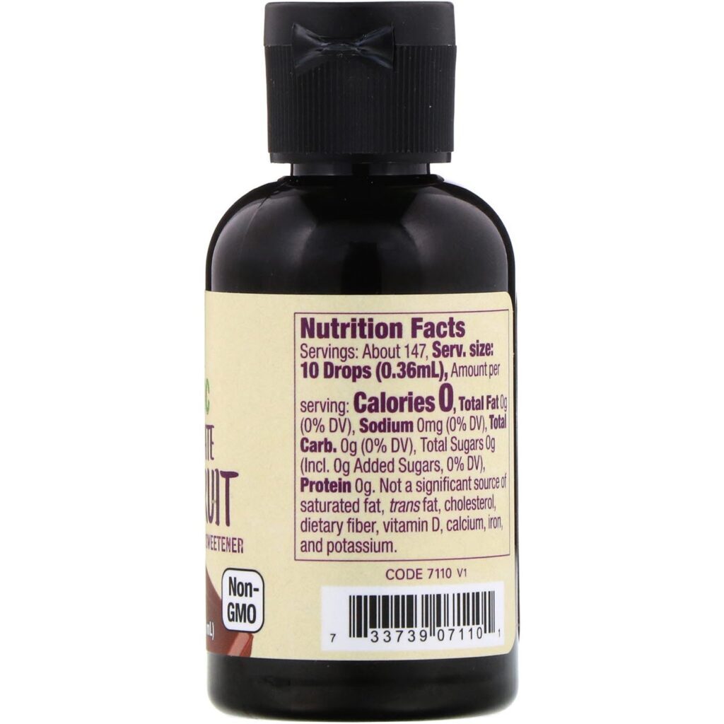 Now Foods, Real Food, Siraitia Orgânica, Adoçante Líquido, Chocolate, 1,8 fl oz (53 ml) - Imagem 2