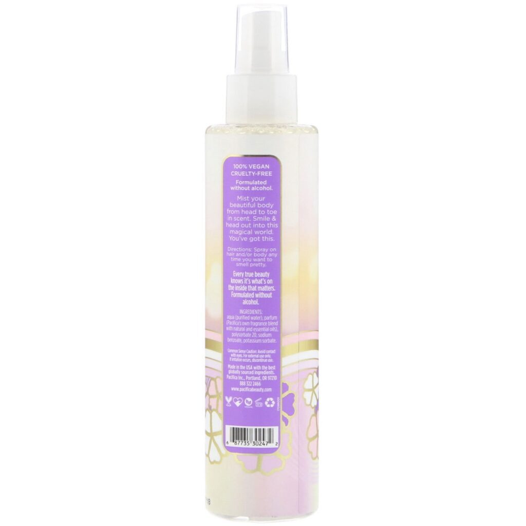 Pacifica, French Lilac Perfumed Hair & Body Mist, 6 fl oz (177 ml) - Imagem 2