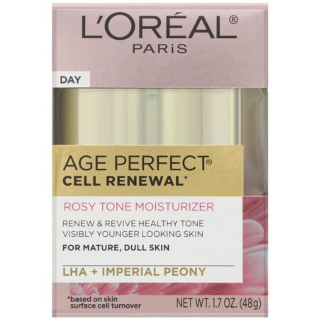 L'Oreal, Age Perfect Cell Renewal, Hidratante de Tom Rosado, 48 g (1,7 oz) - Image 2