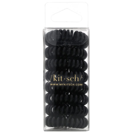 Kitsch, Elásticos de Mola, Preto, 8 Peças - Image 3