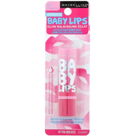 Maybelline, Baby Lips, Protetor Labial Brilho, My Pink 01, 3,9 g - Image 2