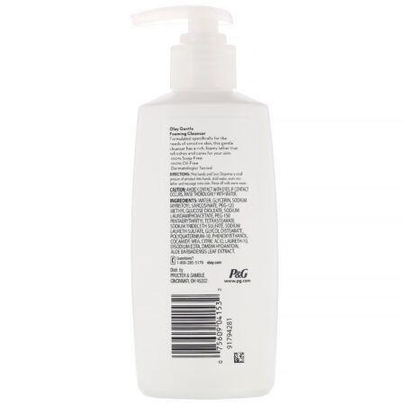 Olay, Cleanse, Gentle Foaming Cleanser, 200 ml (6,7 fl oz) - Image 2