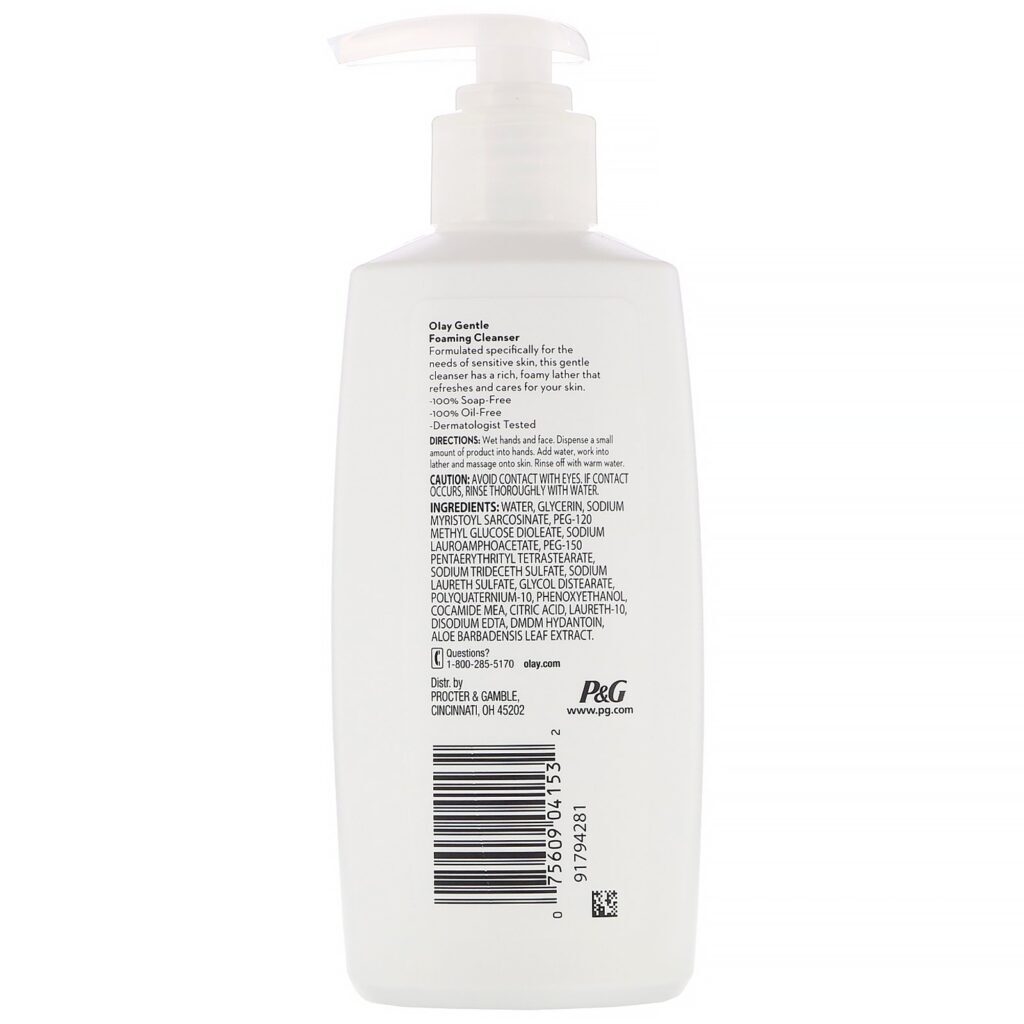 Olay, Cleanse, Gentle Foaming Cleanser, 200 ml (6,7 fl oz) - Imagem 2