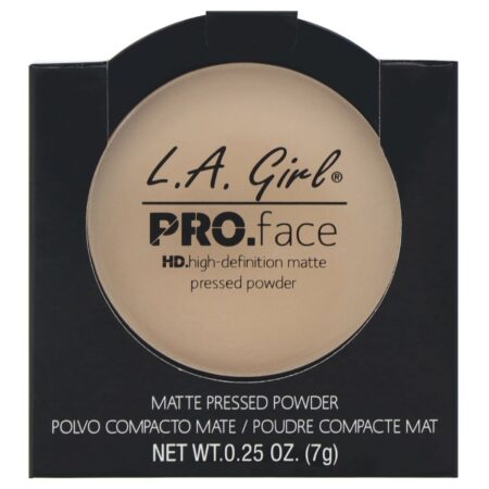 L.A. Girl, Pó prensado mate Pro Face HD, cremoso natural, 7 g - Image 2