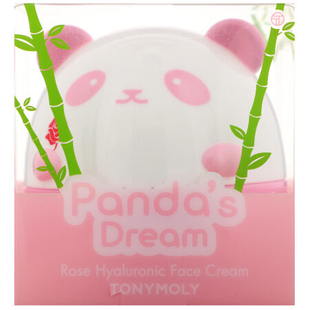 Tony Moly, Panda's Dream, Rose Hyaluronic Face Cream, 1.76 oz (50 g) - Image 3