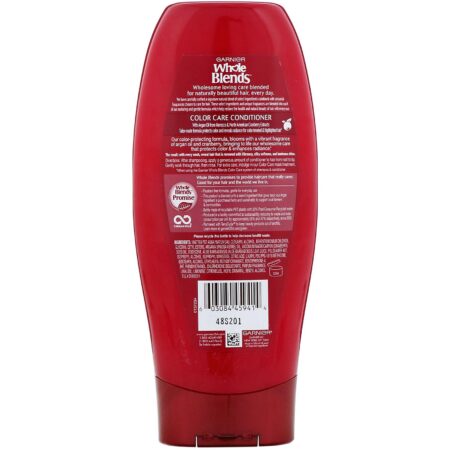 Garnier, Whole Blends, condicionador para cabelos tingidos com óleo de argan e oxicoco, 370 ml - Image 2