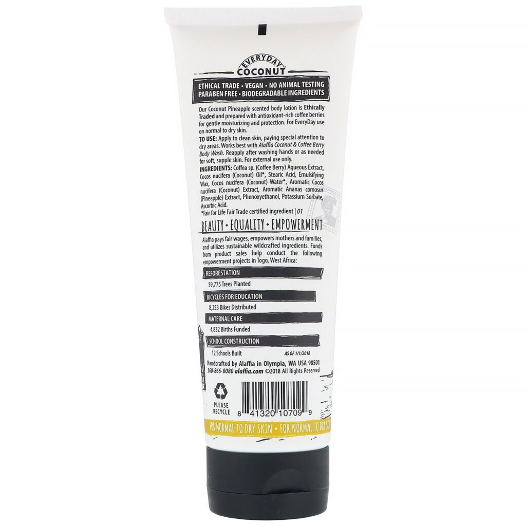Everyday Coconut, Everyday Coconut, Loção Corporal, Coco e Abacaxi, 236 ml (8 fl oz) - Imagem 2