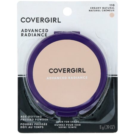 Covergirl, Advanced Radiance, Anti-idade, Pó compacto, 110 Creme natural, 11 g - Image 2