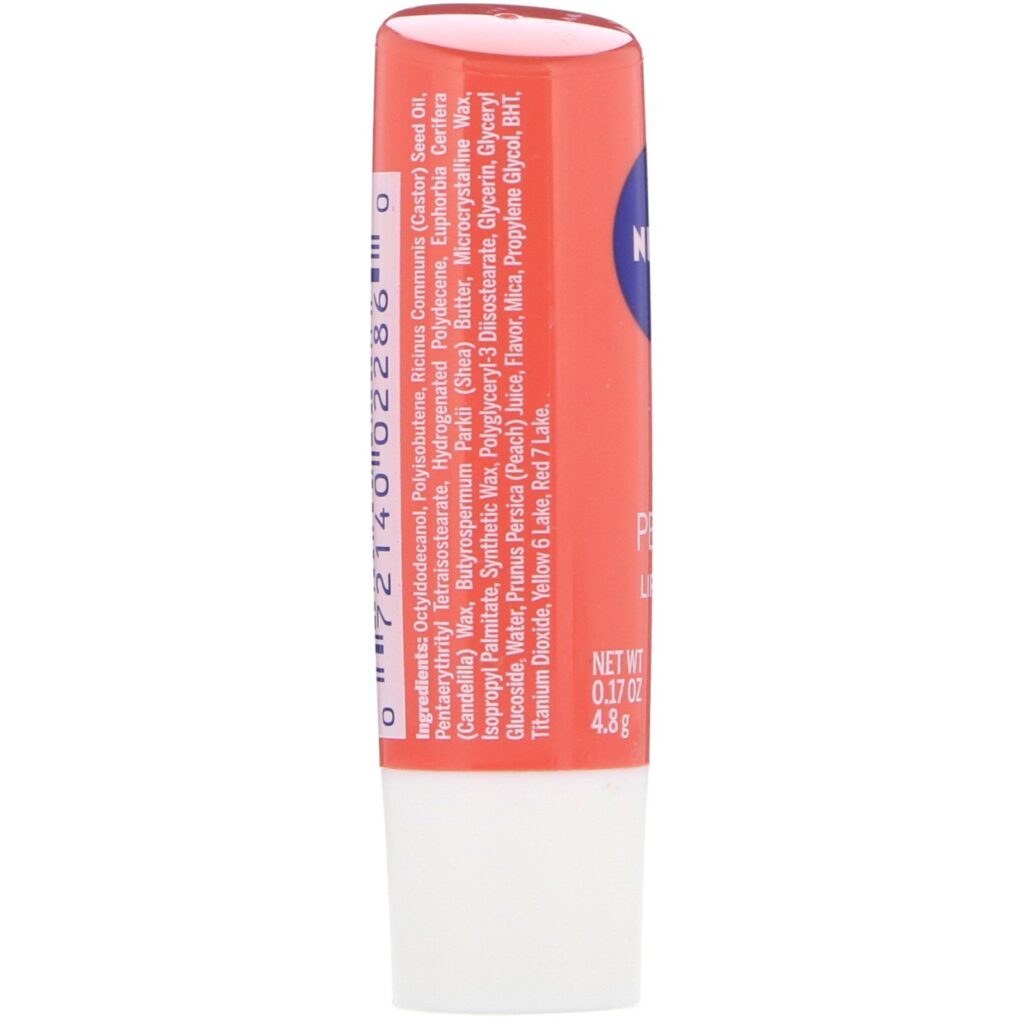 Nivea, Lip Care, Peach, 0.17 oz (4.8 g) - Imagem 2