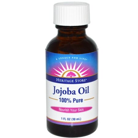 Heritage Store, Óleo de Jojoba 100% Puro, 1 fl oz (30 ml)