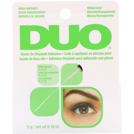 DUO, Cola para faixa de cílios com aplicador, Branco/Transparente, 5 g - Image 2