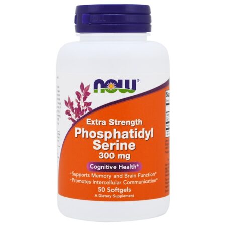 Now Foods, Fosfatidilserina Extrapotente, 300 mg, 50 Softgels