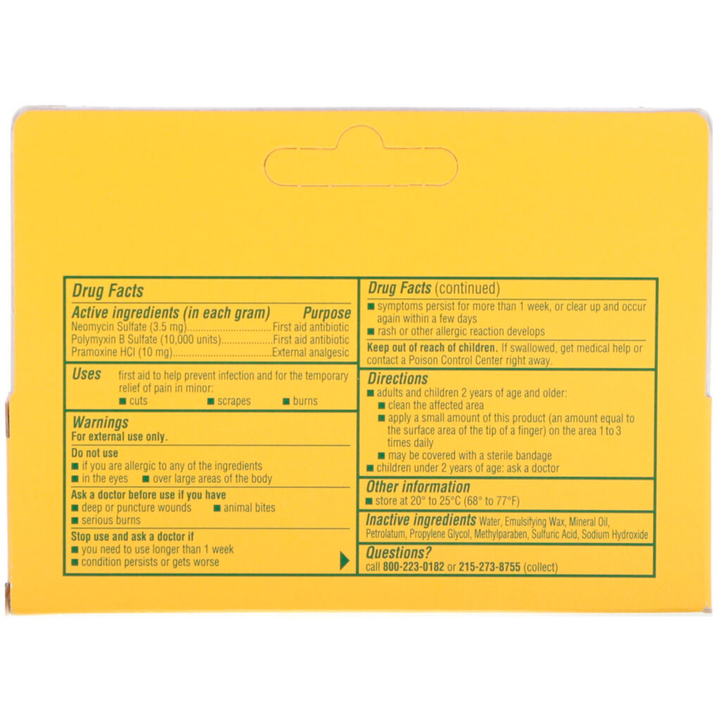 Neosporin, Creme de Dupla Ação, Creme para Alívio da Dor, 1 oz (28,3 g) - Imagem 3