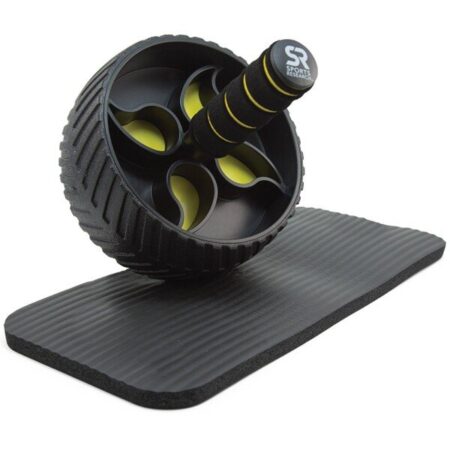 Sports Research, Roda para Performance Abdominal + Tapete para Joelho Incluso