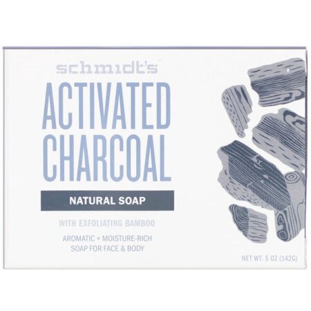 Schmidt's, Natural Soap, Activated Charcoal, 5 oz (142 g)