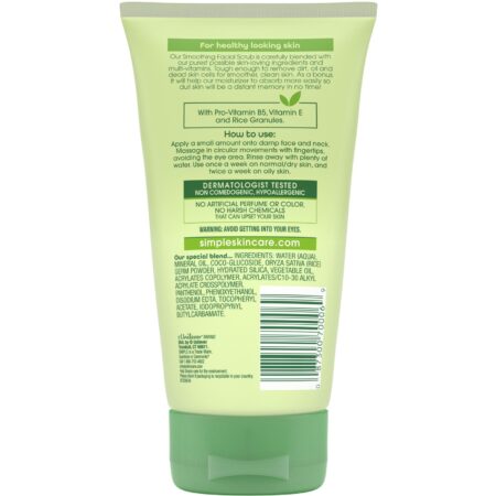 Simple Skincare, Esfoliante facial suavizante, 148 ml - Image 2