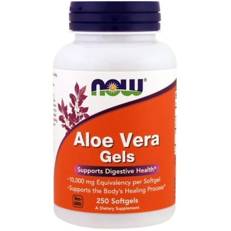 Now Foods, Aloe Vera em Gel, 250 Cápsulas Softgel