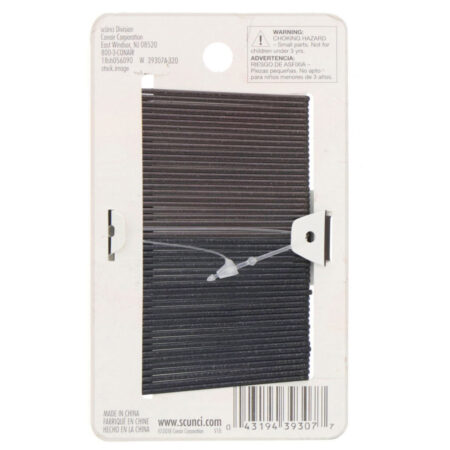 Scunci, Grampos Non Slip Grip, Color Match, pretos, 50 peças - Imagem 2