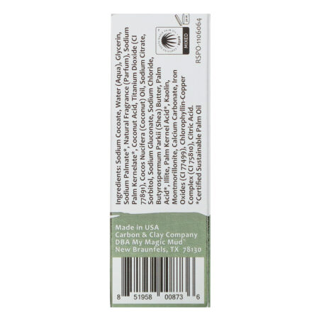 My Magic Mud, Clarifying Brightening Face Soap, French Green Clay, 3.75 oz (106.3 g) - Image 2