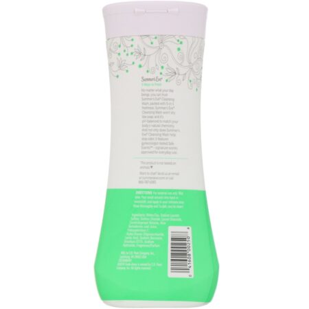 Summer's Eve, Limpeza íntima 5 em 1, Aloe Love, 15 fl oz (444 ml) - Image 2