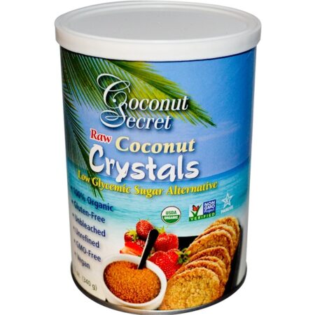 Coconut Secret, Cristais de Coco Bruto, 12 oz (340 g)