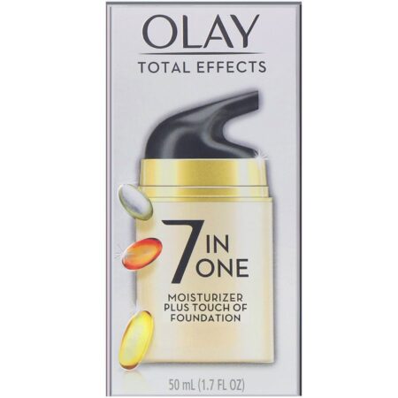 Olay, Total Effects, Hidratante 7 em um mais toque de base, 50 ml (1,7 fl oz) - Image 2