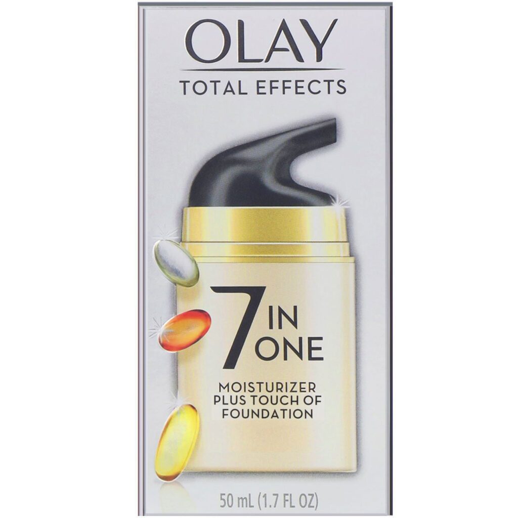 Olay, Total Effects, Hidratante 7 em um mais toque de base, 50 ml (1,7 fl oz) - Imagem 2